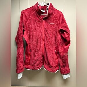 Columbia Women's Plush Pink Fleece Jacket